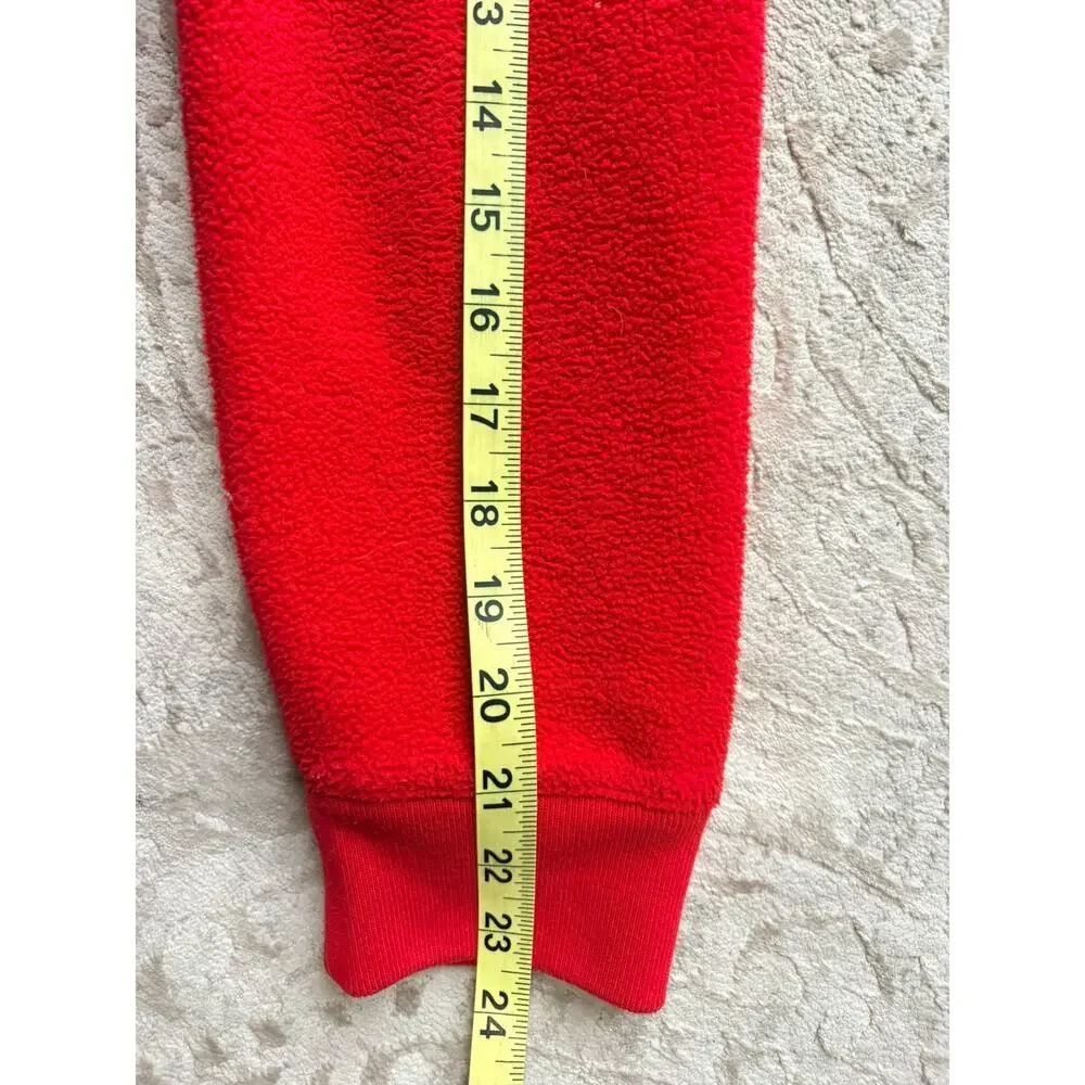 Polo Ralph Lauren Red Fleece Half Zip Pullover Men’s S